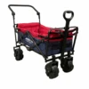 Wonderfold S2 Push And Pull Folding Wagon, Navy/Red
