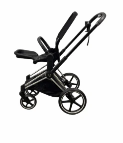 Cybex PRIAM Stroller Frame And Seat, 2021, Chrome/Black -Tiny Steps House 61dbdfac a242 49d9 b986 1abab490652c