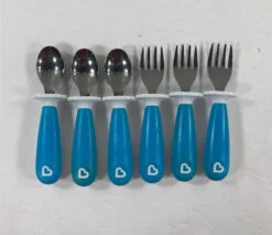 Munchkin 6 Count Raise Toddler Forks And Spoons