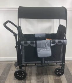 Wonderfold W2 Multifunctional Double Stroller Wagon, 2021, Grey -Tiny Steps House 63698f4c1f7e06c36af4384f817ef2c5