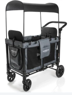 Wonderfold W2 Original Multifunctional Double Stroller Wagon, 2021, Grey -Tiny Steps House 64482f1b d0c9 48b5 81b3 42b748c08b1c