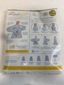 Halo SleepSack Swaddle Organic Cotton, NB, White -Tiny Steps House 65918f15c001c2b0123864e84d0e2893
