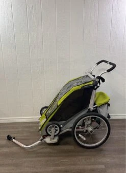 Thule Chariot Cougar 1 Bike Trailer With Jogging Kit, 2015 -Tiny Steps House 681886bbbe7c847b70cd7a66a2d5344d