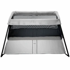 BabyBjorn Travel Crib Light 2, Silver -Tiny Steps House 708c33a5 c77e 4a37 b66a 82c67eb56013