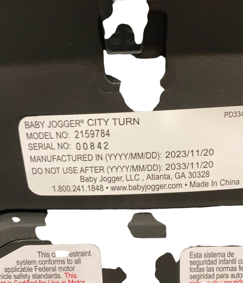 Baby Jogger City Turn Car Seat, 2023, Onyx Black 6 Baby Jogger City Turn Car Seat, 2023, Onyx Black - Image 6