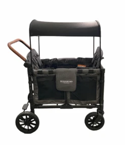 Wonderfold W4S 2.0 Multifunctional Stroller Wagon, 2021, Charcoal Grey With Black Frame -Tiny Steps House 72200cd3 9465 45db a1a8 2dfb81d813d1