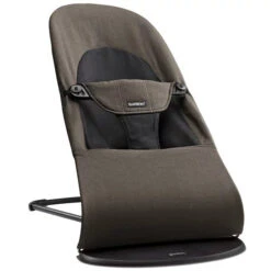 BabyBjorn Bouncer Balance, Black Frame, Black/Brown -Tiny Steps House 740fe1a8 0096 447d 9f1c d7dc53a0df8b