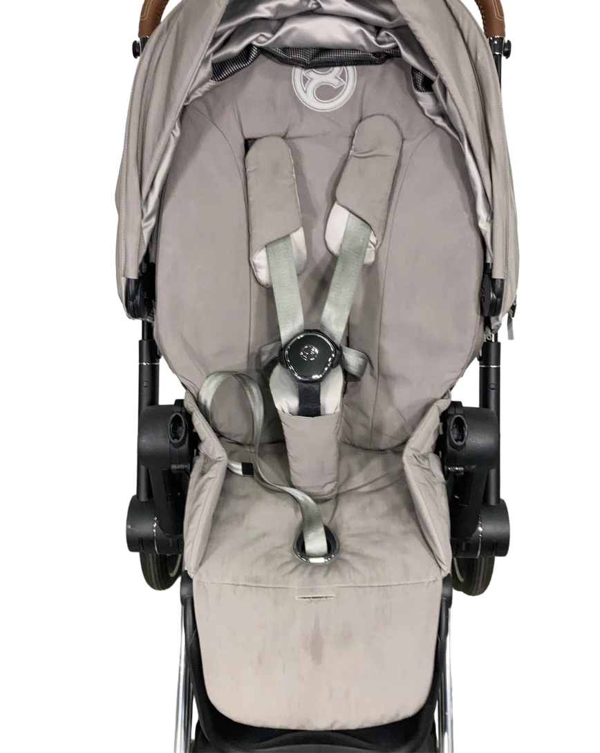 Cybex PRIAM Stroller, Chrome With Black Details, Soho Grey, 2021 5 Cybex PRIAM Stroller, Chrome With Black Details, Soho Grey, 2021 - Image 5