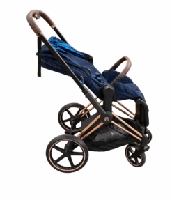 Cybex PRIAM Stroller, Rosegold, Nautical Blue, 2022 -Tiny Steps House 75ea285e e7eb 4644 b8a9 728a73992dcd