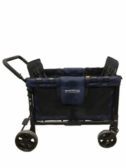 Wonderfold W4 Multifunctional Quad Stroller Wagon, 2020, Noble Navy -Tiny Steps House 7b2d4a3c b461 464f a45f 687e229adbf6