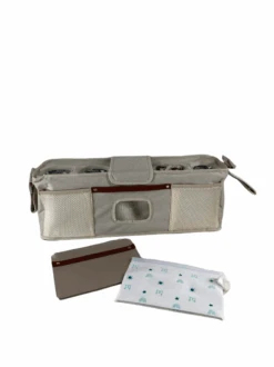 Wonderfold Parent Console, 4 Seater (4 Cup Holders), Beige