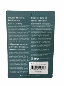 LouLou Lollipop Fitted Crib Sheet, Adventure Begins -Tiny Steps House 7f2ea923 45d5 40c4 b966 f32d1952b677 7476700d 4181 4108 86e2 55f5718ec3ba