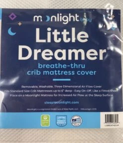 Moonlight Slumber Little Dreamer Breathe-Thru Crib Mattress Cover -Tiny Steps House 80461e3d 7105 4e95 9e71 7f8ce02b1cb1