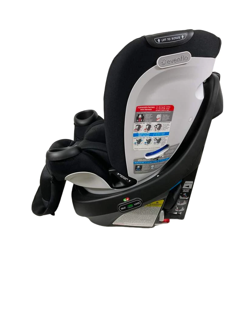Evenflo Gold Revolve 360 Extend All-in-one Rotational Car Seat With SensorSafe, Onyx, 2023 4 Evenflo Gold Revolve 360 Extend All-in-one Rotational Car Seat With SensorSafe, Onyx, 2023 - Image 4