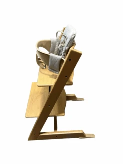 Stokke Tripp Trapp High Chair With Baby Set And Back Cushion, Natural -Tiny Steps House 81091843 7531 41f8 a93d 17a5f3f3cc80