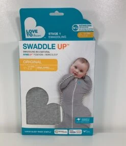 Love To Dream Swaddle UP Original Sleep Sack, Gray, Newborn