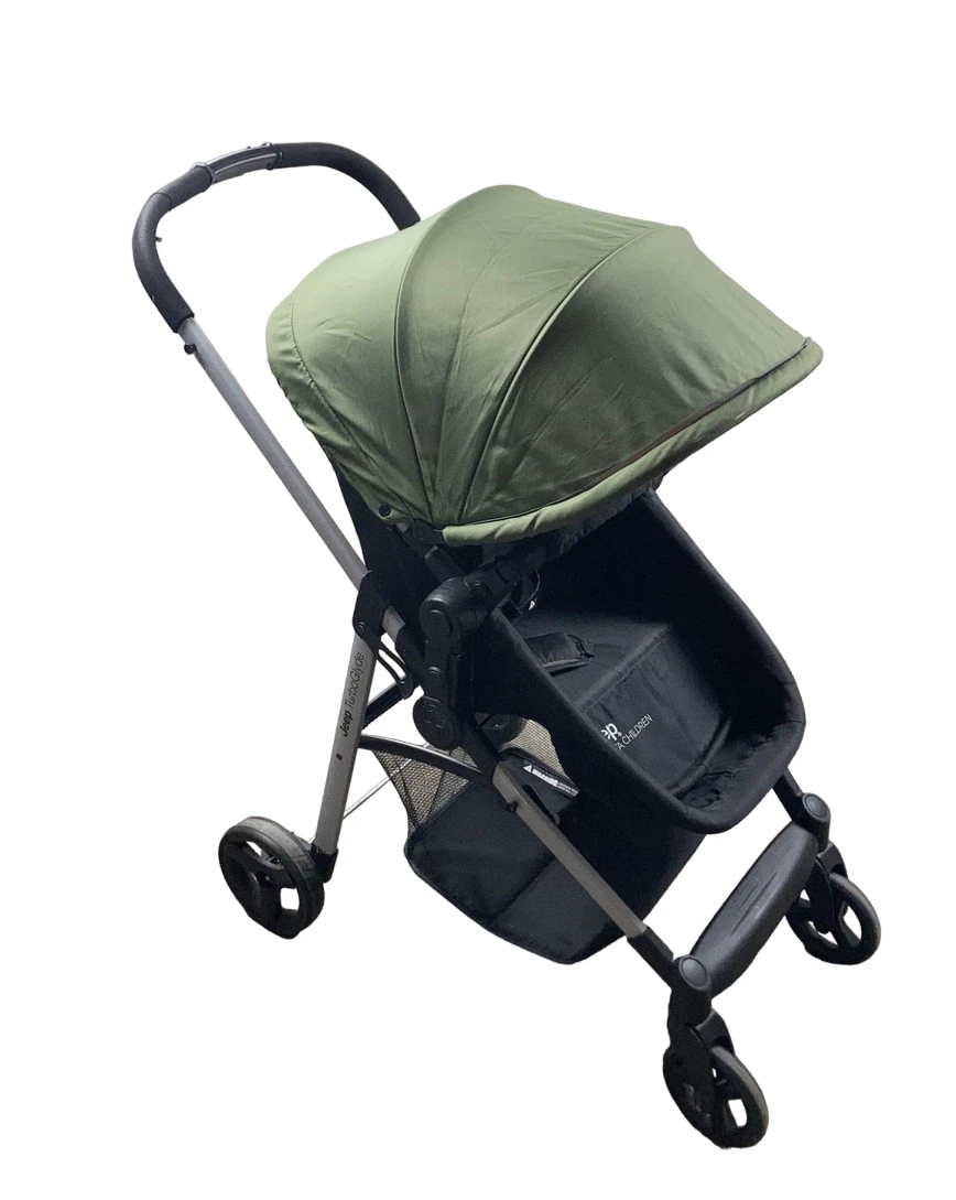 Delta Children Jeep TurboGlyde 3-in-1 Stroller, 2022 Olive Green 1 Delta Children Jeep TurboGlyde 3-in-1 Stroller, 2022 Olive Green