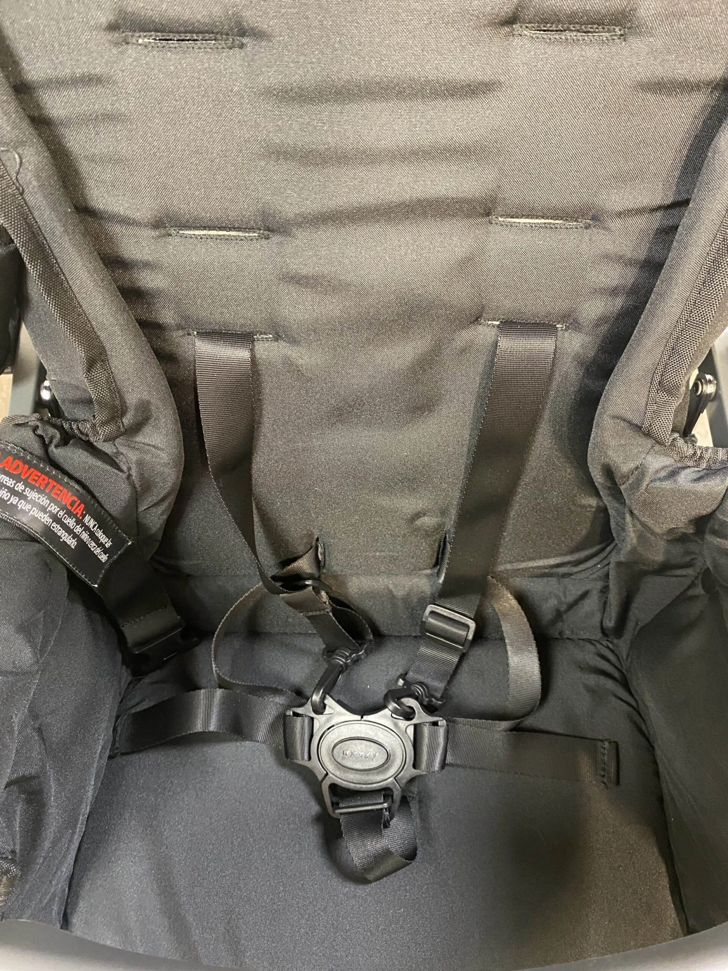 Joovy Caboose Too Graphite Sit And Stand Double Stroller, Black, 2021 6 Joovy Caboose Too Graphite Sit And Stand Double Stroller, Black, 2021 - Image 6