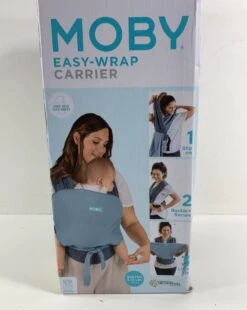 Moby Wrap Baby Carrier, Sea Spray Blue -Tiny Steps House 917071412c4144443ace46ea3aecc1bd