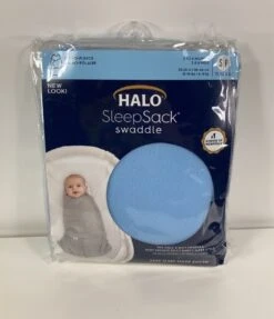 Halo Micro-Fleece SleepSack Swaddle, S, Blue