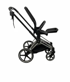 Cybex PRIAM Stroller Frame And Seat, 2021, Chrome/Black -Tiny Steps House 9258a646 8d62 4f02 970d 6ccb9003b100