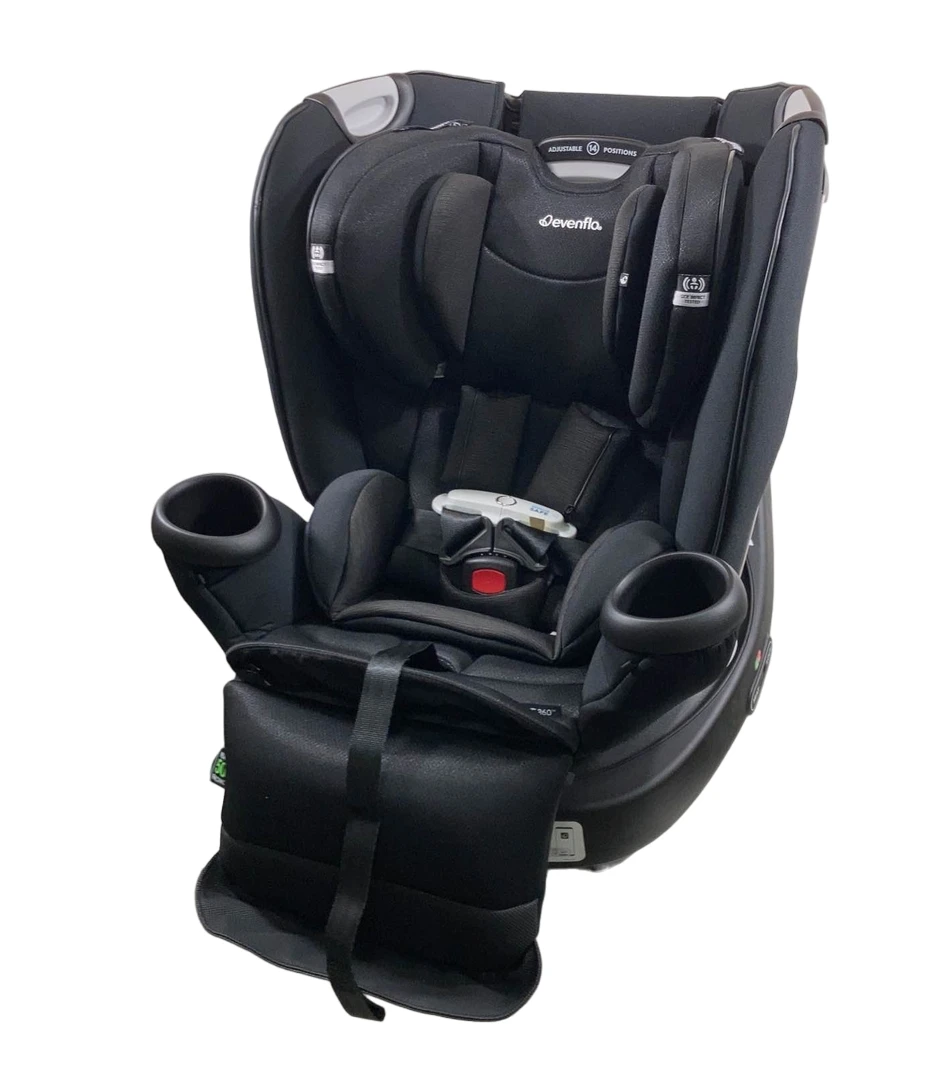 Evenflo Gold Revolve 360 Extend All-in-one Rotational Car Seat With SensorSafe, 2023, Onyx 1 Evenflo Gold Revolve 360 Extend All-in-one Rotational Car Seat With SensorSafe, 2023, Onyx