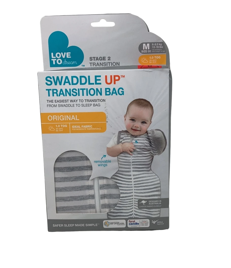 Love To Dream Swaddle Up Transition Sleep Sack, Medium(13-19 Pounds) 1 Love To Dream Swaddle Up Transition Sleep Sack, Medium(13-19 Pounds)