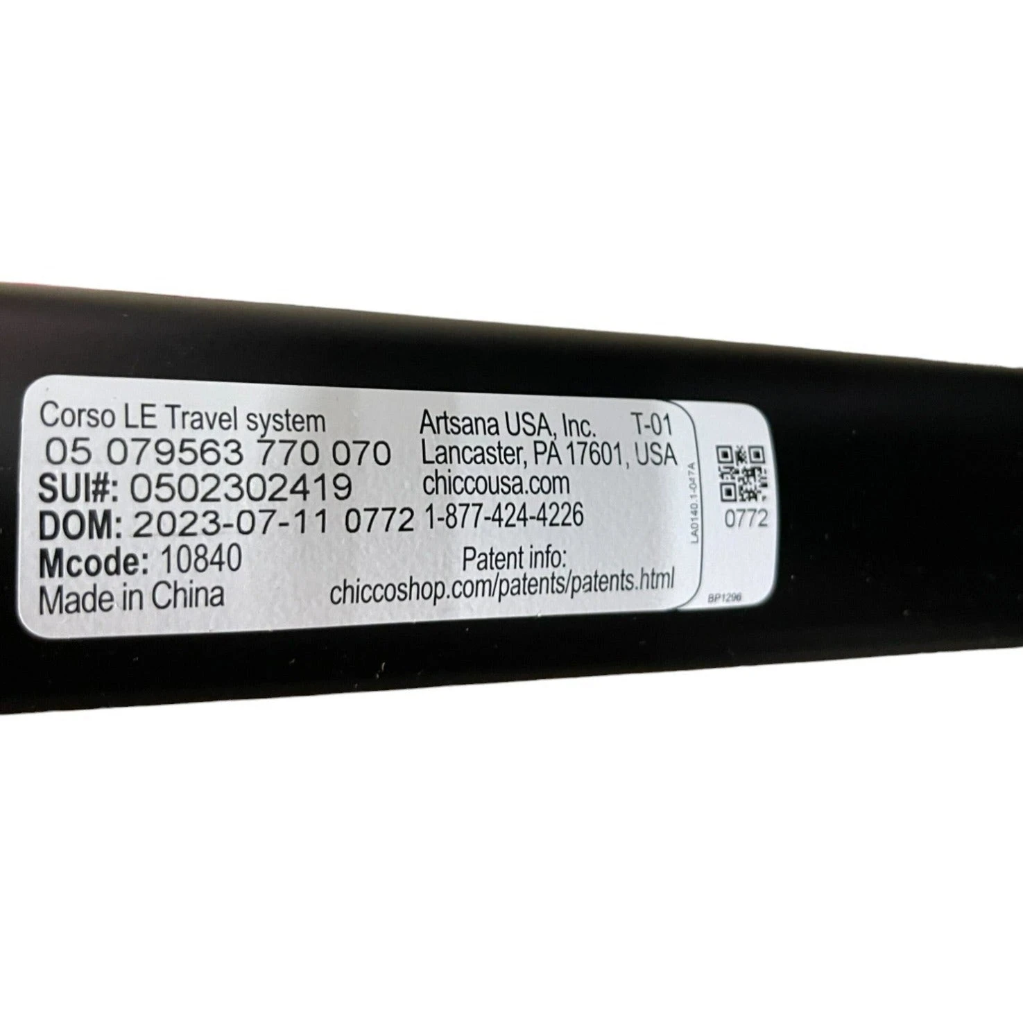 Chicco Corso LE Modular Travel System, 2023, Hampton 7 Chicco Corso LE Modular Travel System, 2023, Hampton - Image 7