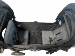 Larktale Caravan Stroller Wagon With Byron Black Canopy Set, 2021, Byron Black -Tiny Steps House PhotoRoom 003 20230126 102640