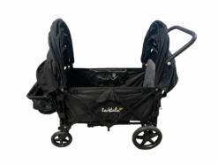 Larktale Caravan Stroller Wagon With Byron Black Canopy Set, 2021, Byron Black -Tiny Steps House PhotoRoom 005 20230126 102640