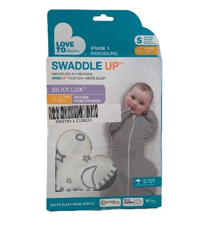 Love To Dream Swaddle UP Silky-Lux 1.0 Sleep Sack, Small, Cream 2 Love To Dream Swaddle UP Silky-Lux 1.0 Sleep Sack, Small, Cream - Image 2
