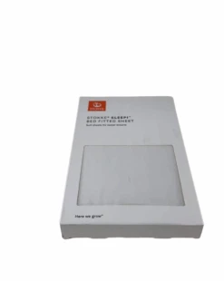 Stokke Sleepi Fitted Sheet, White, V3 -Tiny Steps House a1908543 7d97 4eb4 8b34 5428e3207f0c
