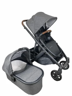 UPPAbaby VISTA Stroller, Greyson (Charcoal Melange), 2021
