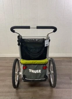 Thule Chariot Cougar 1 Bike Trailer With Jogging Kit, 2015 -Tiny Steps House a282f11a2626f8175c234822f3443863