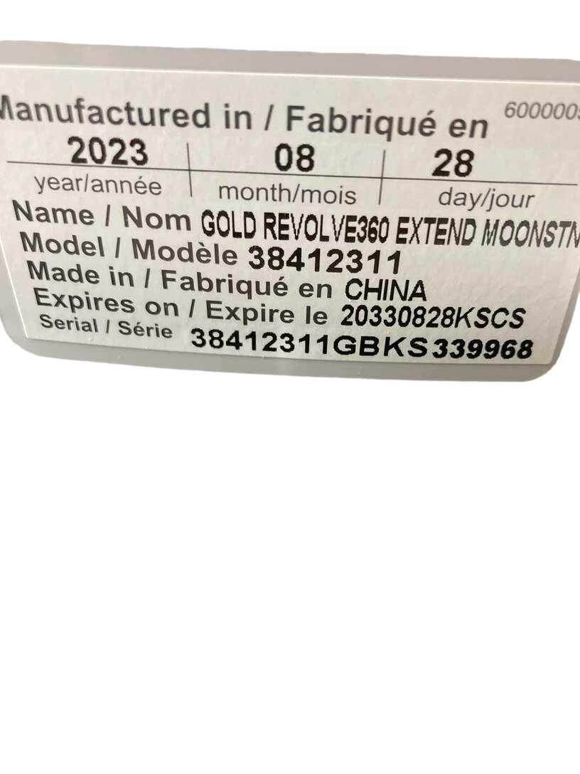 Evenflo Gold Revolve 360 Extend All-in-one Rotational Car Seat With SensorSafe, Moonstone, 2023 8 Evenflo Gold Revolve 360 Extend All-in-one Rotational Car Seat With SensorSafe, Moonstone, 2023 - Image 8