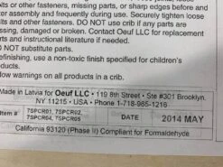 Oeuf NYC Sparrow Crib With Mattress -Tiny Steps House a360b1d283bad2df06f38fa8a459c05b