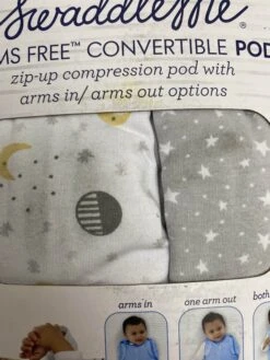SwaddleMe Arms Free Convertible Pod 2pk, Lucky Star, Large -Tiny Steps House a362055b4041032aaf3cfa4cd72e72dd