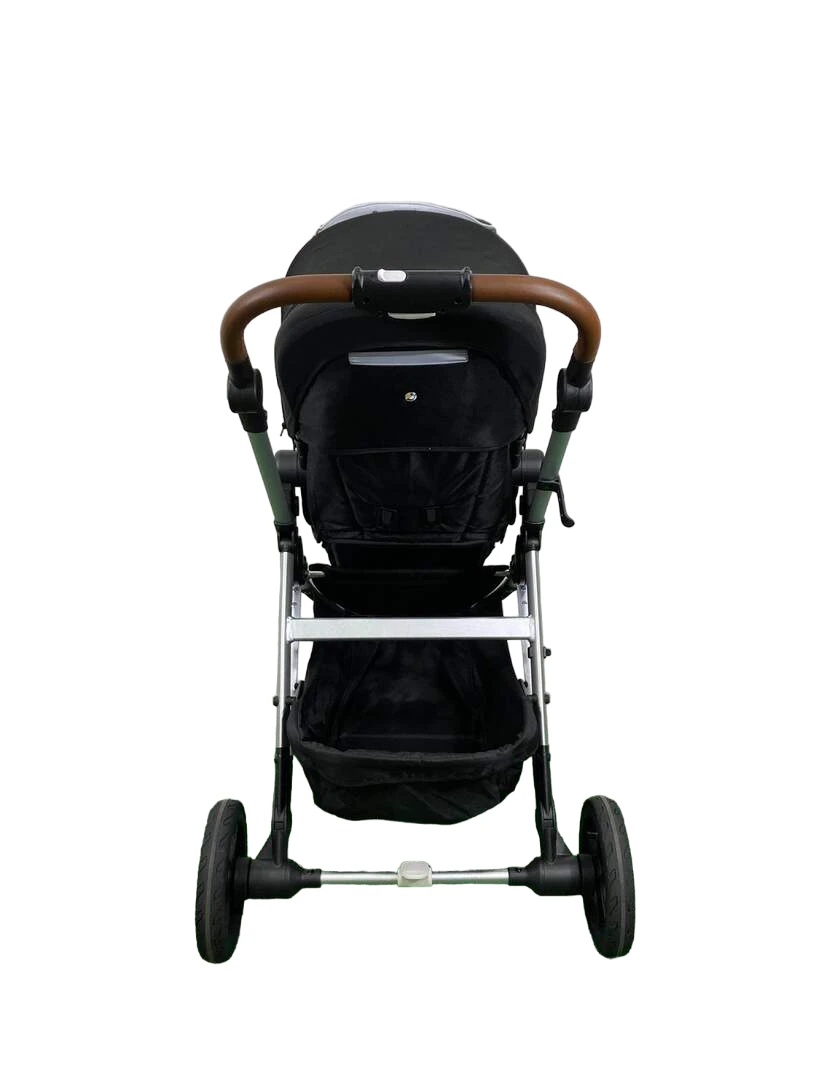 Mockingbird Single Stroller, 2023, Black, Watercolor Drops, Silver With Penny Leather 7 Mockingbird Single Stroller, 2023, Black, Watercolor Drops, Silver With Penny Leather - Image 7