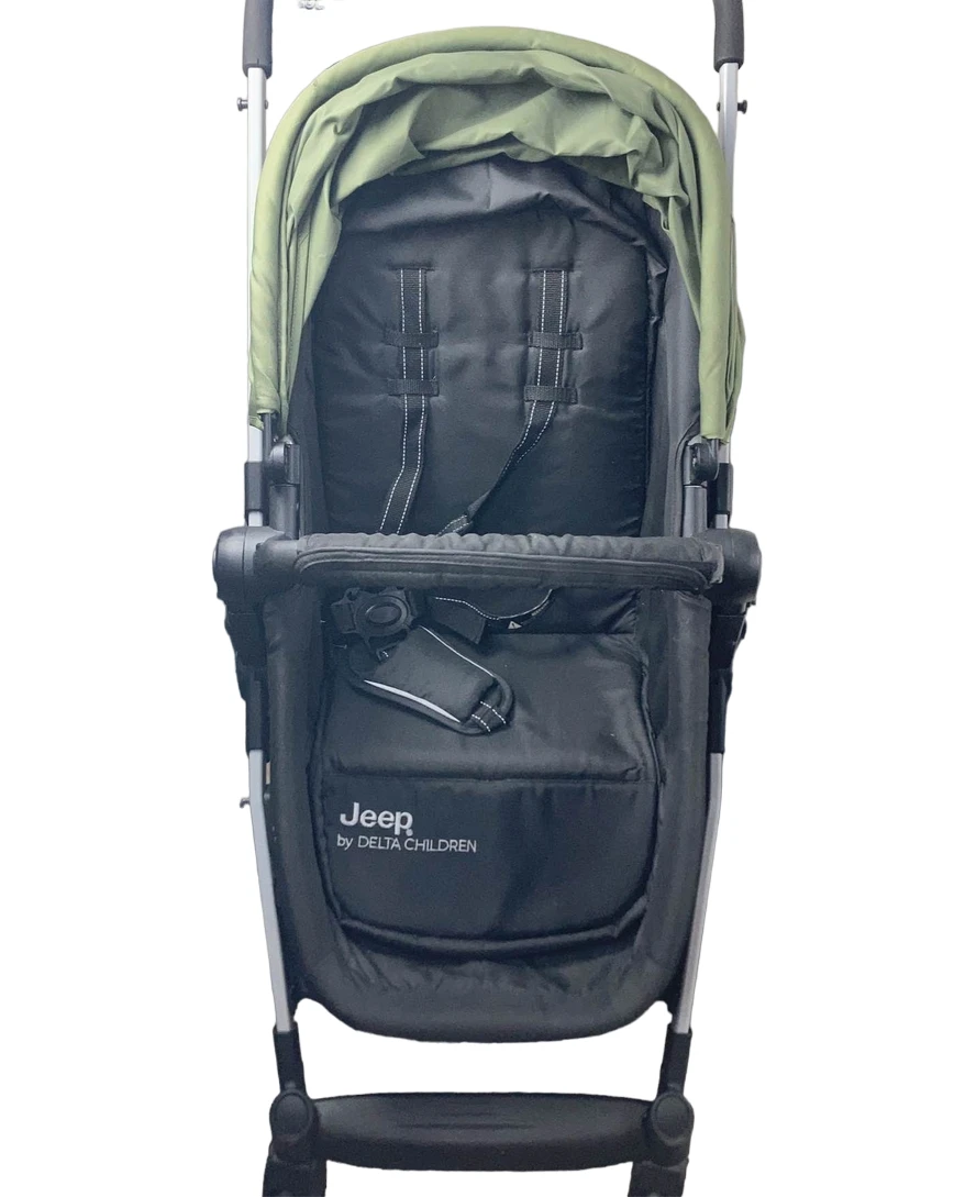Delta Children Jeep TurboGlyde 3-in-1 Stroller, 2022 Olive Green 6 Delta Children Jeep TurboGlyde 3-in-1 Stroller, 2022 Olive Green - Image 6