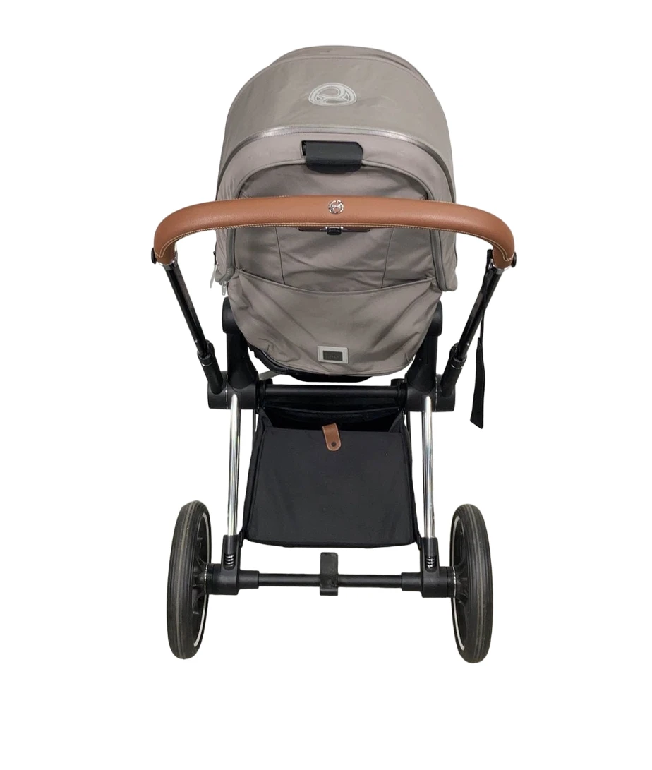 Cybex PRIAM Stroller, Chrome With Black Details, Soho Grey, 2021 7 Cybex PRIAM Stroller, Chrome With Black Details, Soho Grey, 2021 - Image 7
