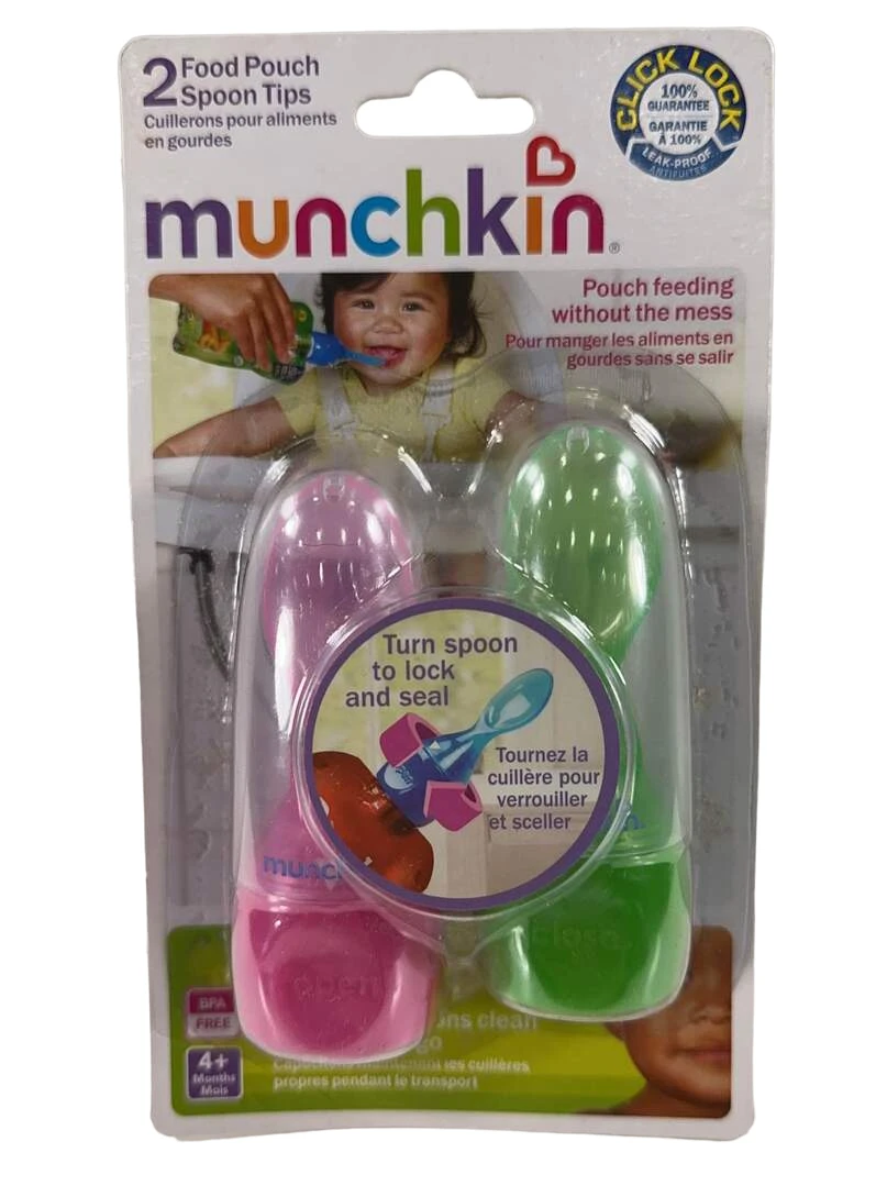 Munchkin Click Lock Food Pouch Spoons 3 Munchkin Click Lock Food Pouch Spoons - Image 3