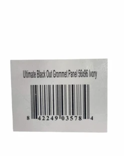Ricardo Trading Ultimate Grommet Panel Blackout Curtain, 56"x96", Ivory -Tiny Steps House ae70a100 3b9a 4926 b208 a1094231c4bb