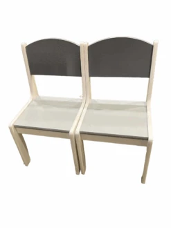 Milliard Play Chair Set, Modern Grey/White