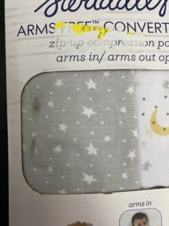 SwaddleMe Arms Free Convertible Pod 2pk, Lucky Star, Large -Tiny Steps House ba8c0829a945e4a41d00b4cc0cb1e5da