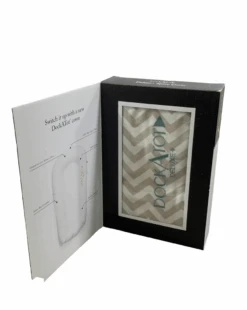 DockATot Deluxe+ Cover, Silver Lining (Chevron)