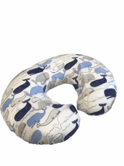 Boppy Nursing And Infant Support Pillow, Whale Watch Blue
