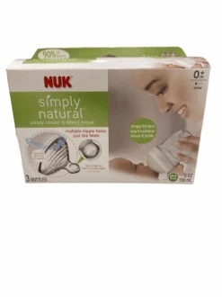 NUK Simply Natural Bottle, 5oz, 3 Pack