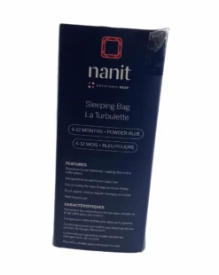 Nanit Breathing Wear Sleeping Bag, Powder Blue, 6-12 Months -Tiny Steps House c503842a 944d 470d a3c2 b5b946ae3df7