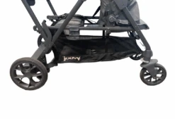 Joovy Caboose S Too Sit And Stand Double Stroller, 2018, Black Melange -Tiny Steps House c703b5ad 28ef 499e 9e9e c2295214d030