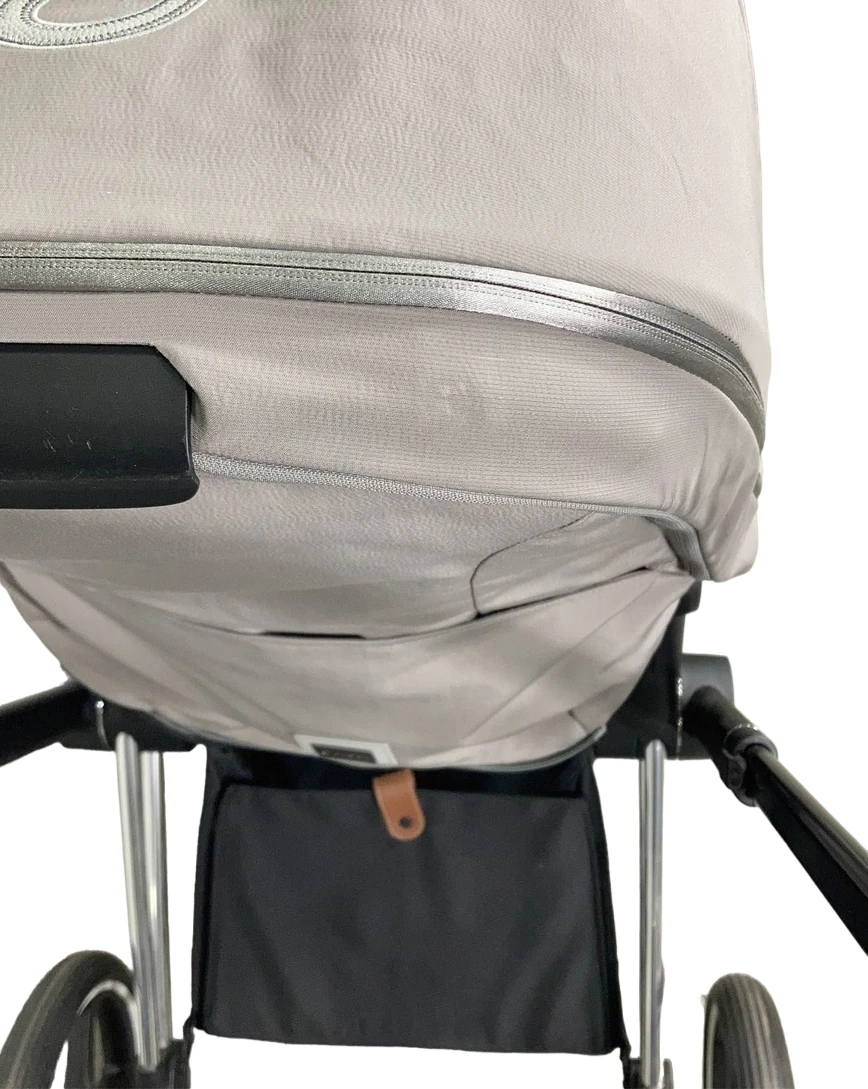 Cybex PRIAM Stroller, Chrome With Black Details, Soho Grey, 2021 18 Cybex PRIAM Stroller, Chrome With Black Details, Soho Grey, 2021 - Image 18